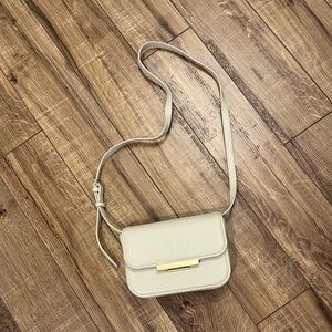 Mango Elegant Cream Crossbody Bag